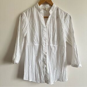 St. John's Bay White Button-Down Shirt